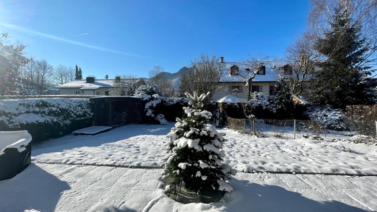 Large Holiday Apartment With Sauna, Terrace, Garden And Open Fireplace Lenggries Kültér fotó